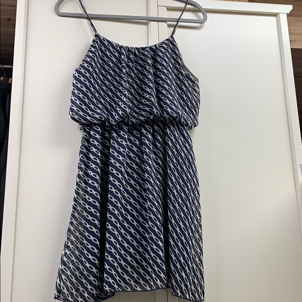 Navy blue sundress